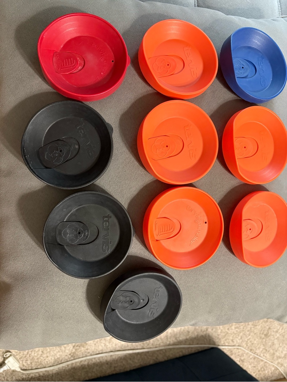Lot Of 10 Genuine Tervis Tumbler 24 Oz Replacement Lids